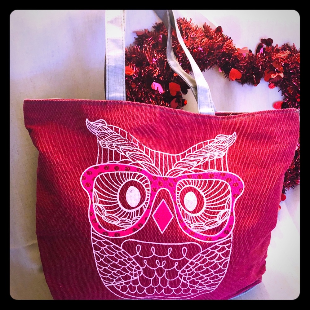 ❤️OWL ZIPPERED TOTE❤️